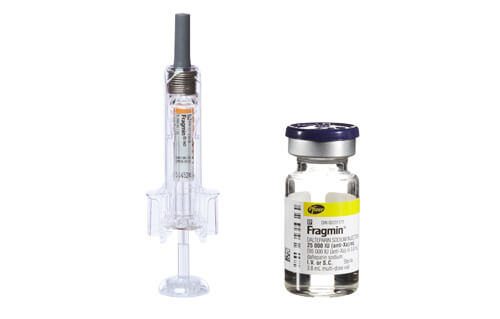 Fragmin prefilled syringe and Fragmin vial